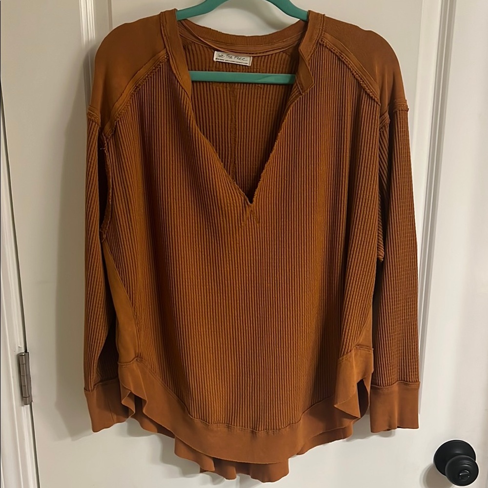 We The Free Rust Long Sleeve Top